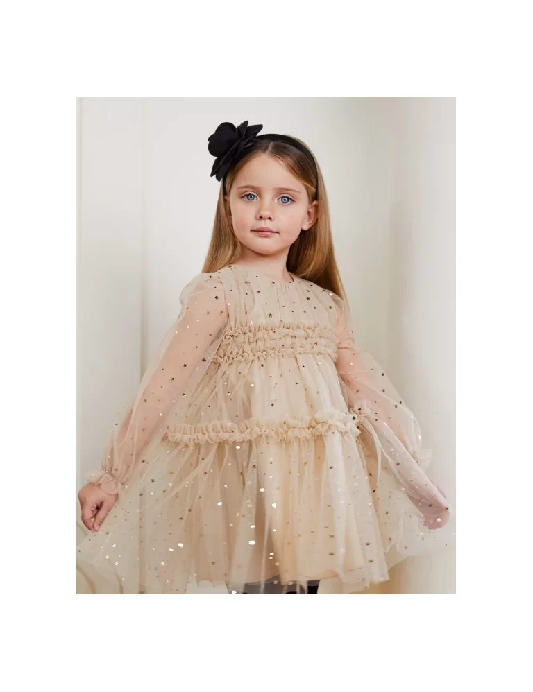 VESTIDO DE TULE E ESTRELAS