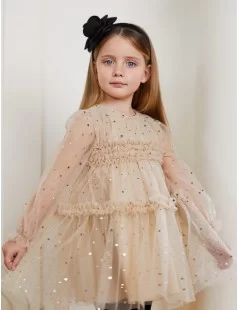 VESTIDO DE TULE E ESTRELAS