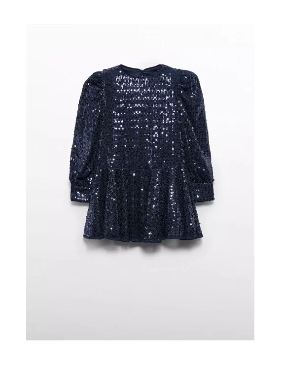 VESTIDO C/LANTEJOULAS