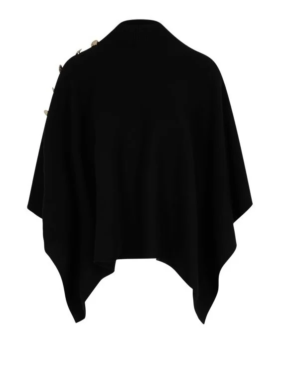 VESTIDO DE MALHA C/BOTÕES DOURADOS