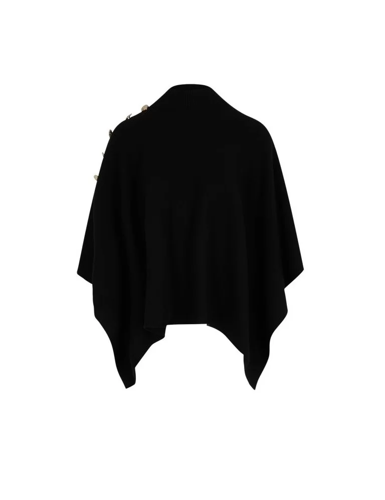 VESTIDO DE MALHA C/BOTÕES DOURADOS