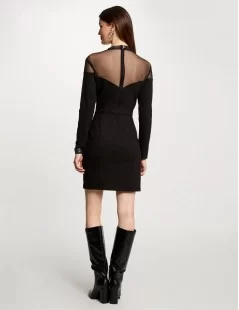 VESTIDO C/TRANSPARÊNCIA