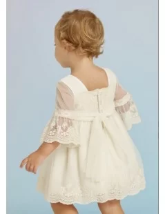 VESTIDO TULE E CROCHE