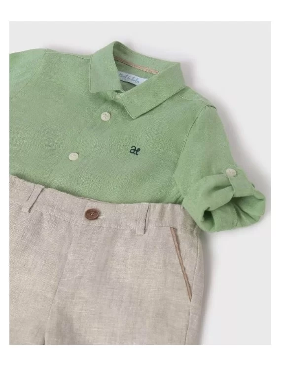 CONJUNTO DE LINHO BEBE