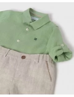 CONJUNTO DE LINHO BEBE