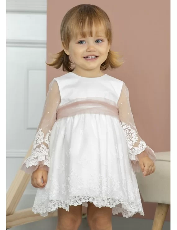 VESTIDO TULE BORDADO