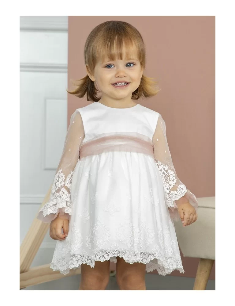 VESTIDO TULE BORDADO