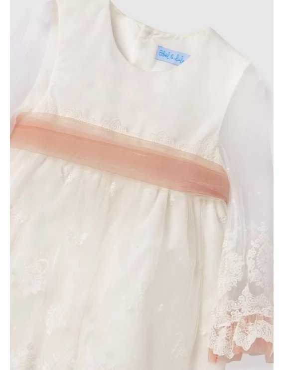 VESTIDO TULE BORDADO