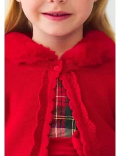 CASACO TRICOT GOLA PÊLO