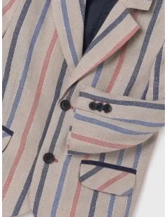 BLAZER DE LINHO RISCAS
