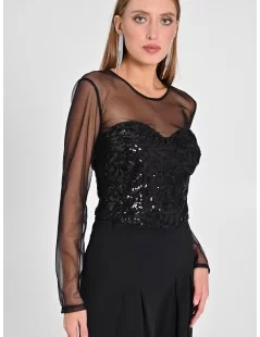 TOP C/LANTEJOULAS