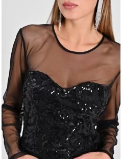 TOP C/LANTEJOULAS