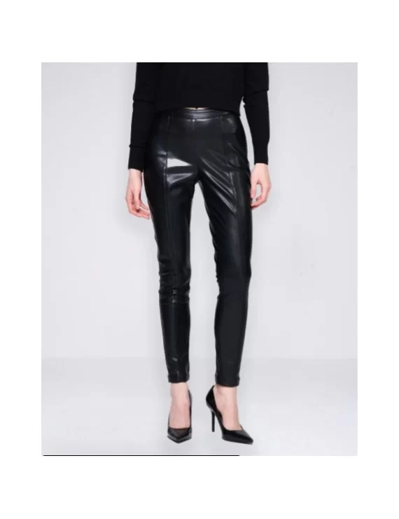LEGGINGS DE COURO SINTÉTICO