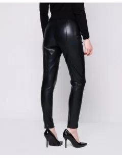 LEGGINGS DE COURO SINTÉTICO