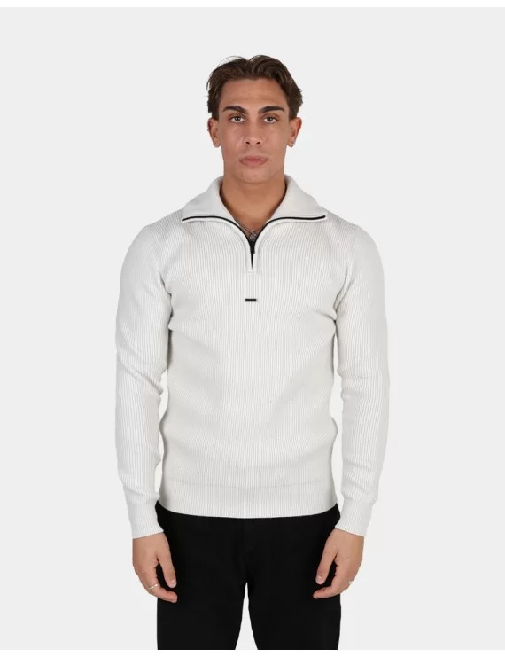 CAMISOLA DE MALHA COM FECHO