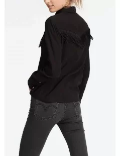 BLUSA COM FRANJAS