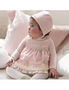 VESTIDO DE MALHA C/TOUCA