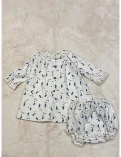 VESTIDO FLORIDO COM CUECA