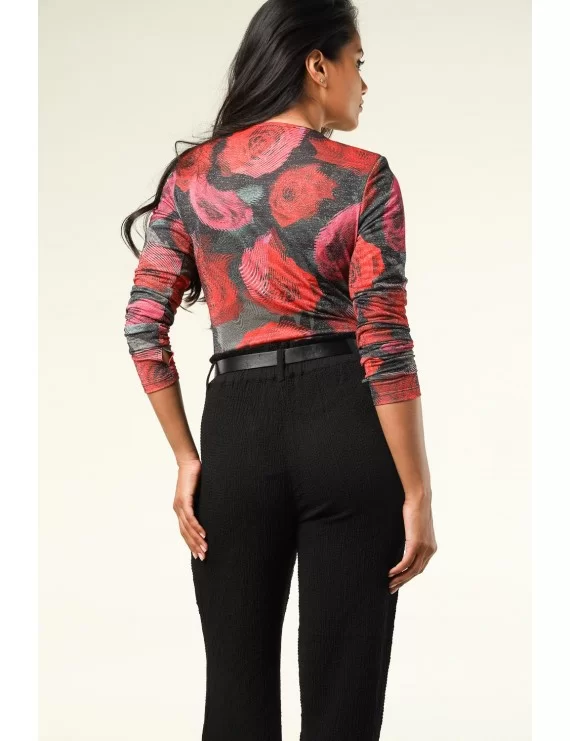 BODY MULTICOLOR COM BRILHO