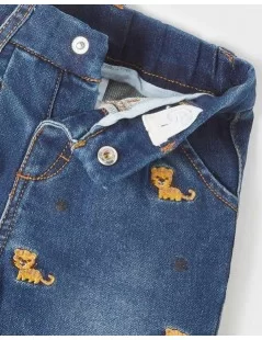 CALÇA DE GANGA COM TIGRES