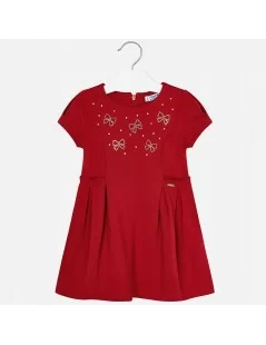 VESTIDO COM BRILHOS E LAÇOS