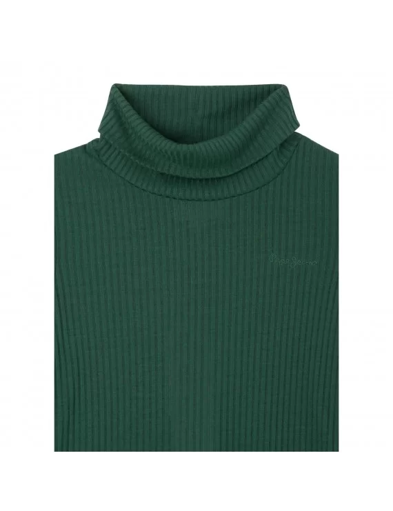 CAMISOLA CANELA DE GOLA ALTA