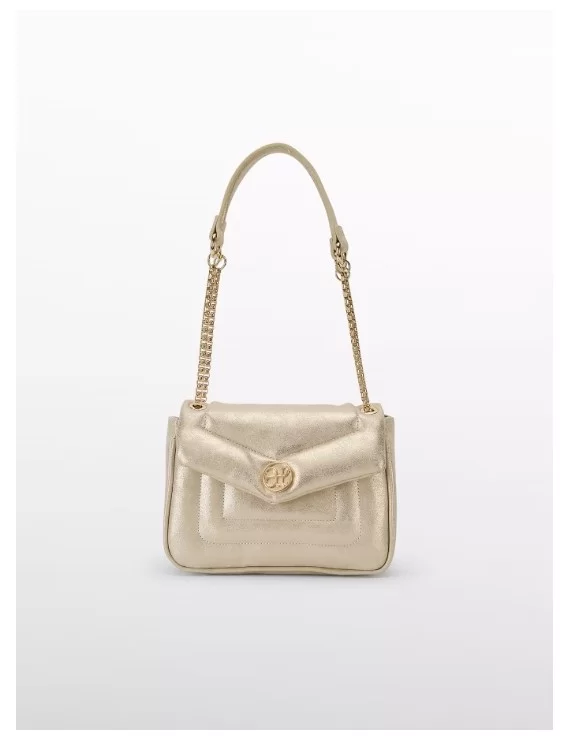 BOLSA ACOLCHOADA DOURADA