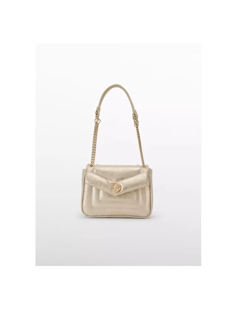 BOLSA ACOLCHOADA DOURADA