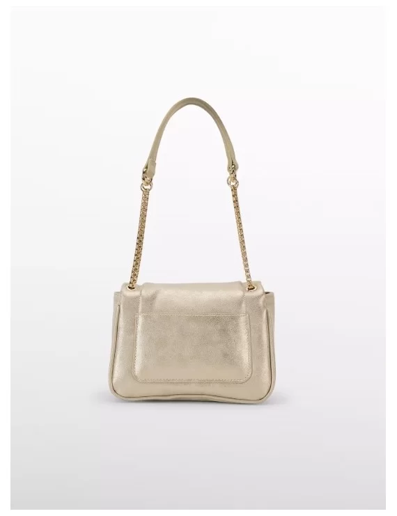 BOLSA ACOLCHOADA DOURADA