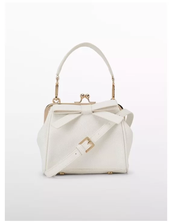 BOLSA TEXTURADA COM LAÇO