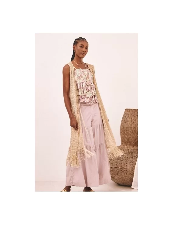 KIMONO COMPRIDO COM BRILHO