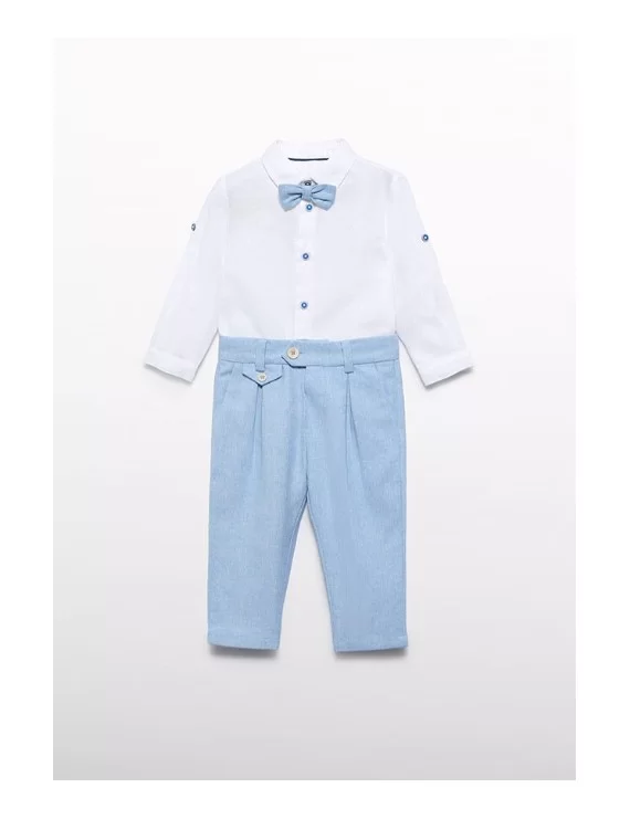 CONJUNTO CAMISA E CALÇAS DE LINHO
