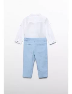 CONJUNTO CAMISA E CALÇAS DE LINHO