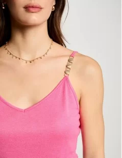 TOP DE ALÇAS COM BRILHO