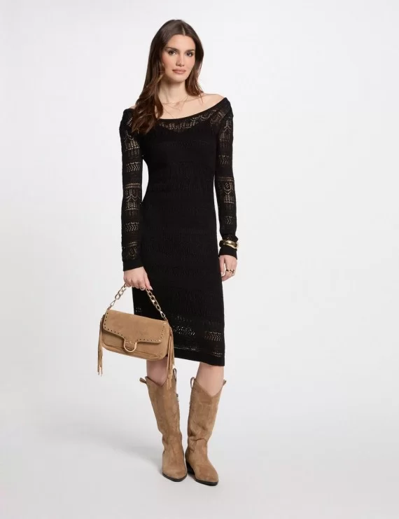 VESTIDO DE MALHA LONGO
