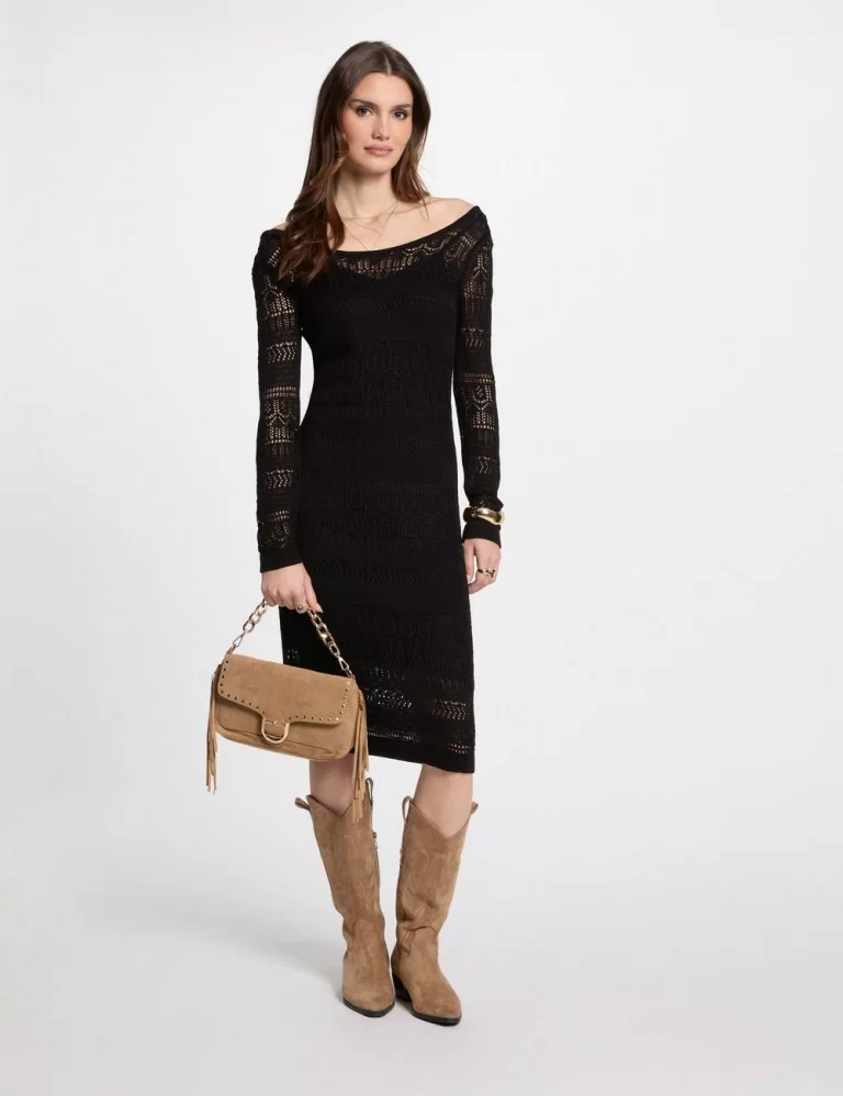 VESTIDO DE MALHA LONGO