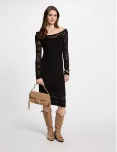 VESTIDO DE MALHA LONGO