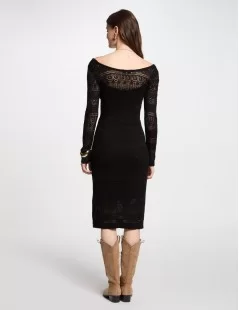 VESTIDO DE MALHA LONGO