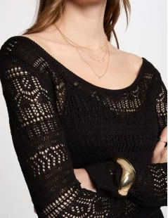 VESTIDO DE MALHA LONGO