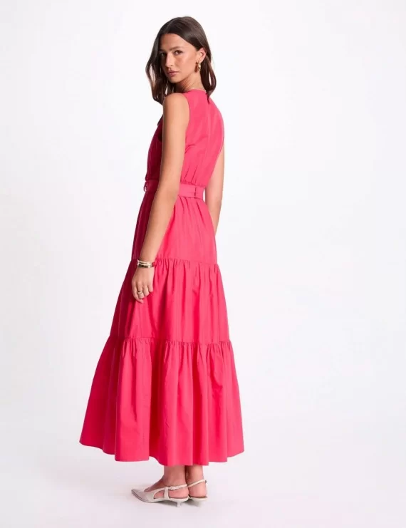 VESTIDO LONGO COM CINTO