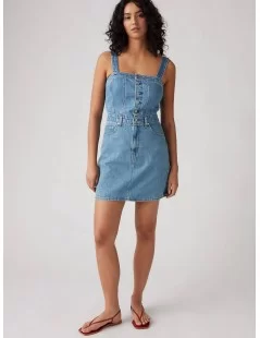 VESTIDO DE GANGA CURTO