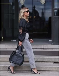 BLUSA DE CETIM