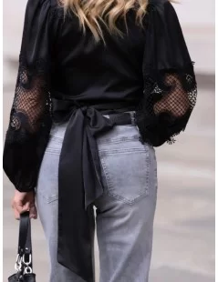 BLUSA DE CETIM