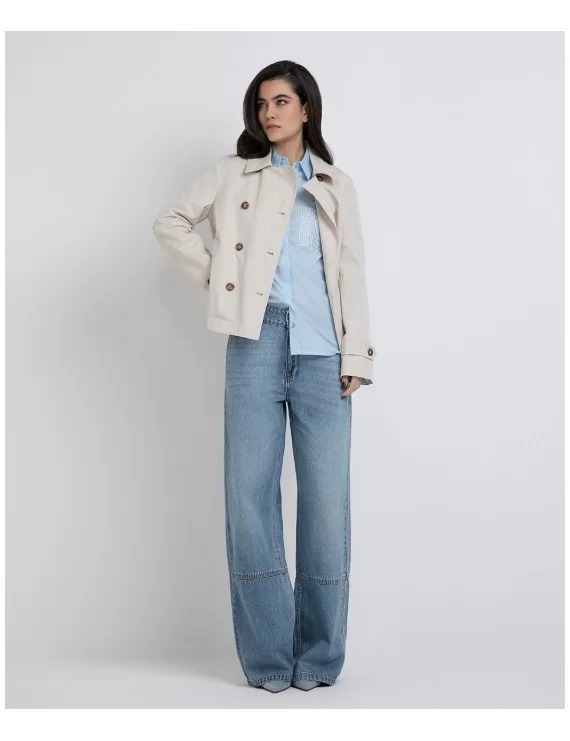 GABARDINE CURTA