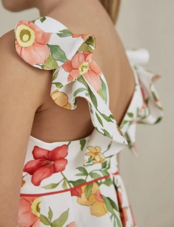 VESTIDO COM FLORES