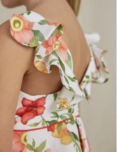 VESTIDO COM FLORES