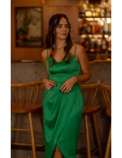 VESTIDO MIDI DE ALÇAS