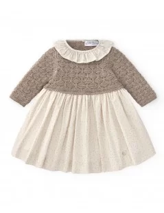 VESTIDO COM PINTINHAS DOURADAS