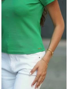T-SHIRT DECOTE EM V