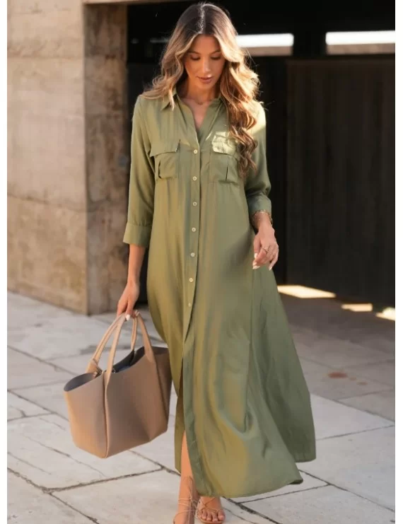 VESTIDO ESTILO CAMISEIRO